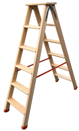 Echelle En Bois Double : Pour les interventions en hauteur des peintres en toute s?curit? Echelle En Bois Double : Pour les interventions en hauteur des peintres en toute s?curit?
